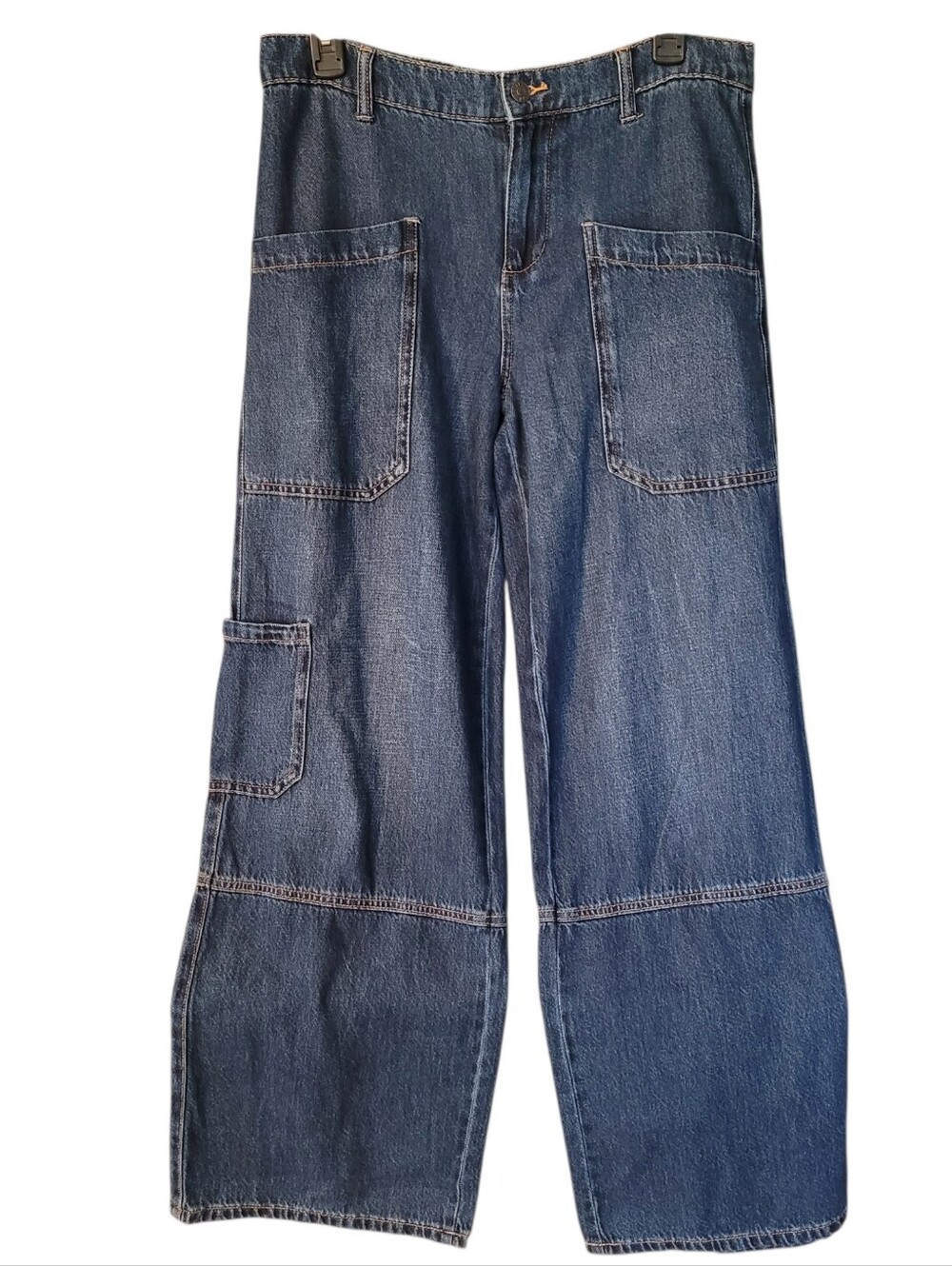 Celebrity Pink Gardener Wide Leg Cargo Jeans - M.        Y49